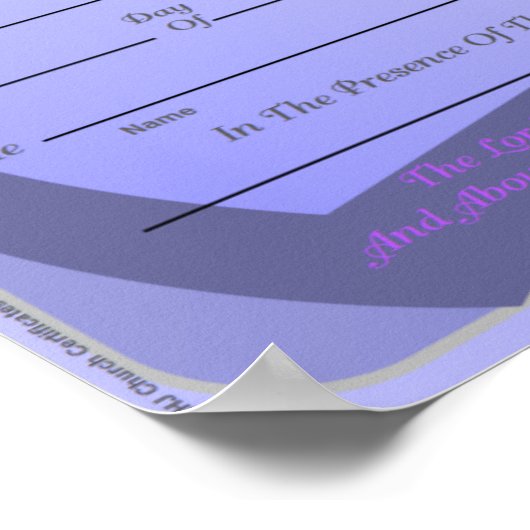 Poster Certificat de mariage (Coin)