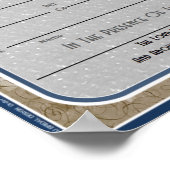 Poster Certificat de mariage (Coin)