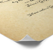 Poster Certificat de Mariage antique "Saint Mariage" (Coin)