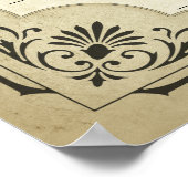 Poster Certificat de Mariage de femme mariée (Coin)