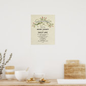 Poster Certificat de Mariage de mariage (Cuisine)