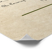 Poster Certificat de Mariage de mariage (Coin)