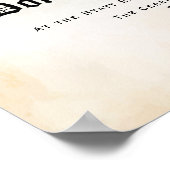 Poster Certificat de Mariage floral "Partenariat national (Coin)