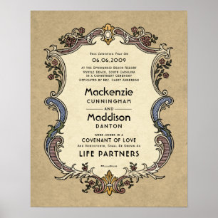Poster Certificat de Mariage frontalier des organismes pa