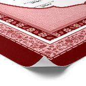 Poster certificat de mariage islamique, (Coin)