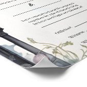 Poster Certificat de port gothique Floral Garden (Coin)