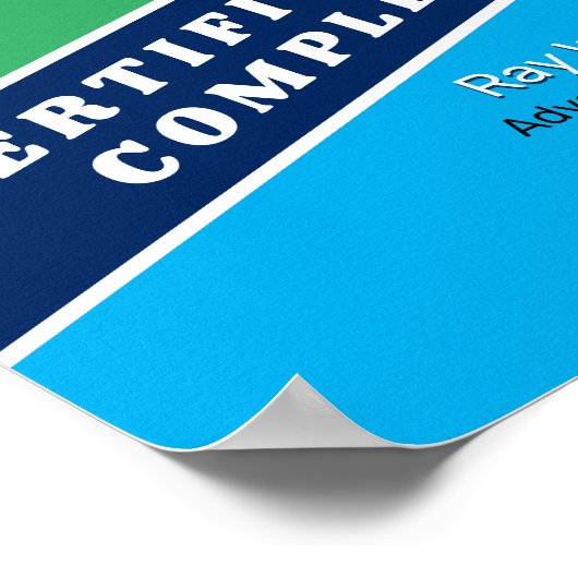 Poster Certificat de reconnaissance de l'employé (Coin)