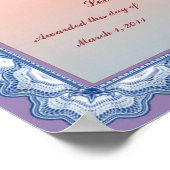 Poster Certificat de réussite (chrétien) (Coin)