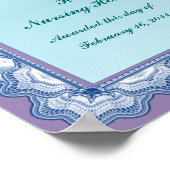 Poster Certificat de réussite (chrétien) (Coin)