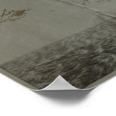 Poster Certificat délivré par le Maître adorable (Coin)