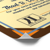 Poster Certificat d'excellence pour la reconnaissance vol (Coin)