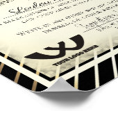 Poster Certificat d'excellence Prix de bénévolat des empl (Coin)