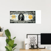 Poster Certificat d'or américain 1922 (Bureau à domicile)