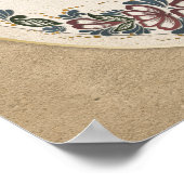 Poster Certificat Mariage-mariage : (conservation ornemen (Coin)