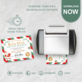 Poster Certificat Nice Approuvé Père Noël