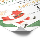 Poster Certificat Nice Approuvé Père Noël (Coin)