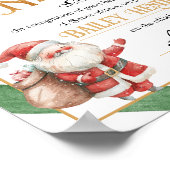 Poster Certificat Nice Approuvé Père Noël (Coin)