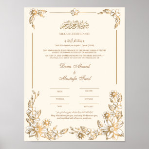 Poster Certificat Nikah