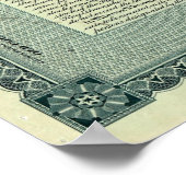 Poster Certificat Stock de Boston Elevated Railway Co. (Coin)