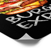 Poster Certifié 2025 Expert Foodie Girl Dire Che (Coin)