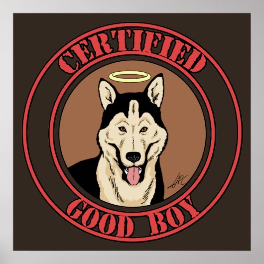 Poster Certifié Good Boy (Devant)