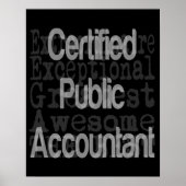 Poster Certified Accountant Estimation (Devant)