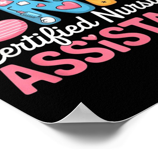 Poster Certified Nursing Istant Nurse Aide Nurse Istant C (Coin)