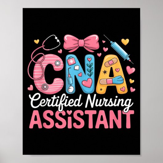 Poster Certified Nursing Istant Nurse Aide Nurse Istant C (Devant)