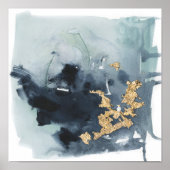 Poster Cerulean & Or (Devant)