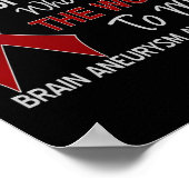 Poster Cerveau Aneurysme Pour Quelqu'Un Qui Veut Dire Le  (Coin)