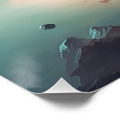 Poster Cerveau de science-fiction (Coin)