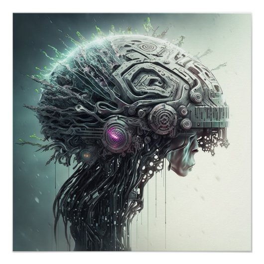 Poster Cerveau de science-fiction (Devant)