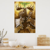 Poster Cervidés (Cuisine)