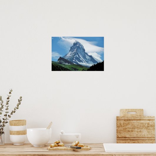 Poster Cervin, Alpes (Cuisine)