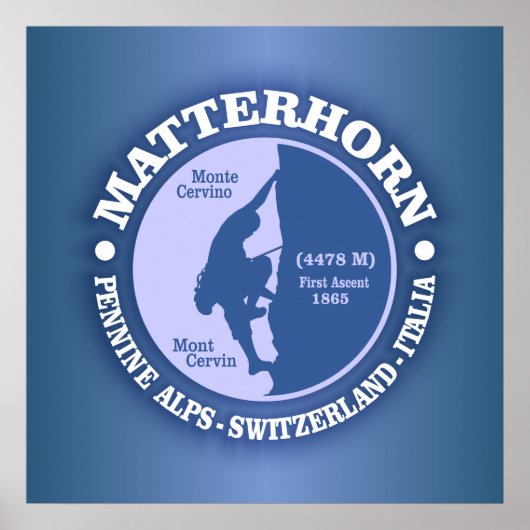 Poster Cervin (Alpes) (Devant)