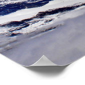 Poster Cervin dans une mer de nuages en Suisse (Coin)