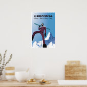 Poster Cervinia, Breuil, Valle d’Aosta, Italie, Ski (Cuisine)