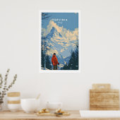 Poster Cervinia Ski Print - Italie 1 (Cuisine)