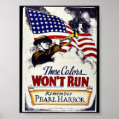Poster Ces couleurs, ne vont pas courir, Pearl Harbor (Devant)