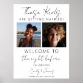 Poster Ces Enfants Se Marient Dîner De Répétition (Devant)