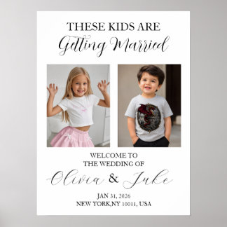 Poster Ces enfants se marient Signe