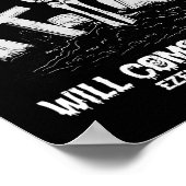 Poster Ces Os Viendront À Vie Squelette Chrétien H (Coin)