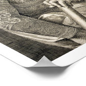 Poster César Caesar Caligula (12-41 AD) Empereur de Rome (Coin)