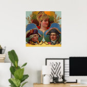 Poster César - Kaiser - Tsar boîte à cigares étiquette (Bureau à domicile)