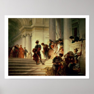 Poster Cesare Borgia quittant Vatican