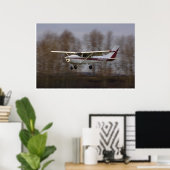 Poster Cessna 172 Courte finale (Bureau à domicile)