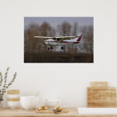 Poster Cessna 172 Courte finale (Cuisine)