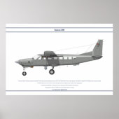 Poster Cessna 208 EAU (Devant)