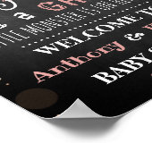 Poster C'est A Ghoul ! Baby shower d'Halloween de Little  (Coin)