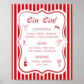 Poster C'est Amore Fête des mariées Bar (Devant)